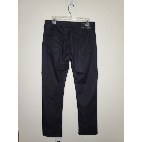 AG Adriano Goldschmied Everett slim straight black pants - 30 x 32 - Picture 7 of 10